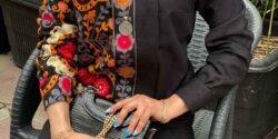 مدل بلوز مجلسی شیک و ساده بسیار زیبا از جنس گیپور و لمه
