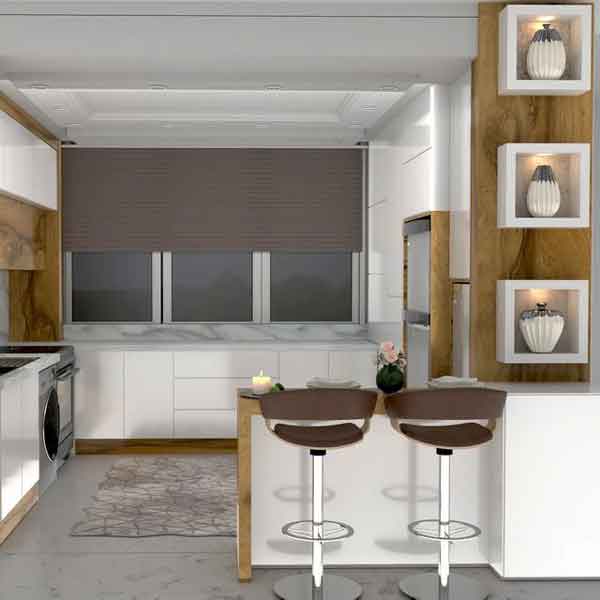 مدل کابینت آشپزخانه ایرانی جدید در طرح های متنوع ال/ دو طرفه/ جزیزه و ...
