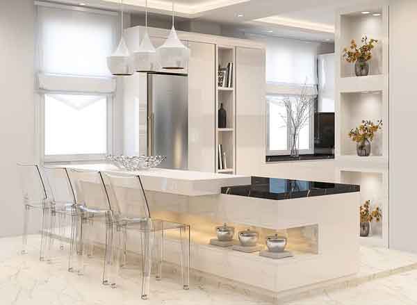 مدل کابینت آشپزخانه ایرانی جدید در طرح های متنوع ال/ دو طرفه/ جزیزه و ...