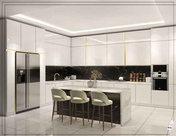 مدل کابینت آشپزخانه ایرانی جدید در طرح های متنوع ال/ دو طرفه/ جزیزه و ...