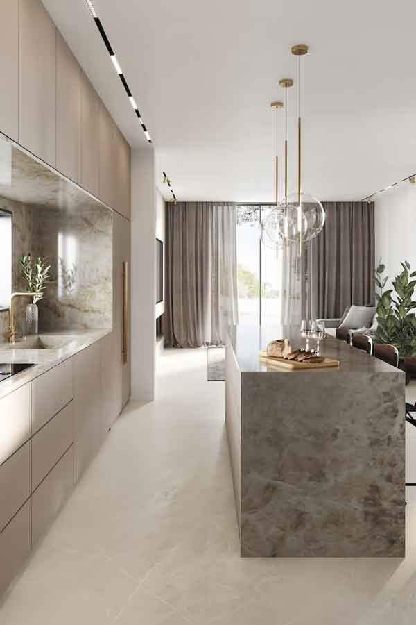 مدل کابینت های گلاس 2023 جدید و طرح چوب و ساده (ترکیب رنگ متنوع)