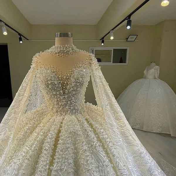 مدل لباس عروس جدید پرنسسی 1402 زیبا و جدید ویژه اینستا