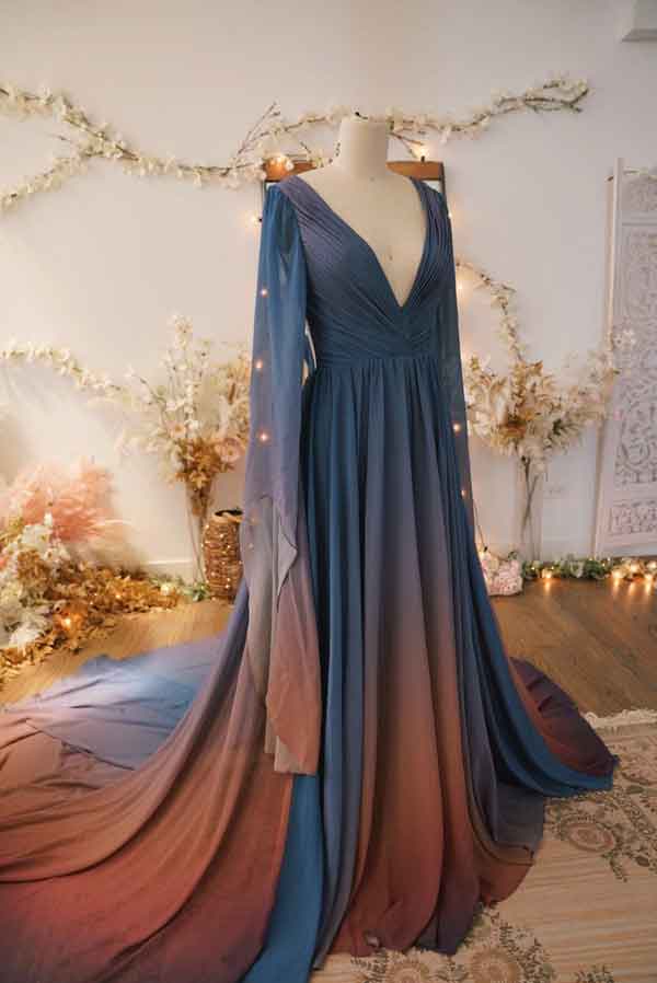 مدل لباس بلند دخترانه جوان مجلسی شیک (ژورنالی)