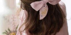 مدل مو دخترانه جدید صاف و حالت دار ساده برای عروسی