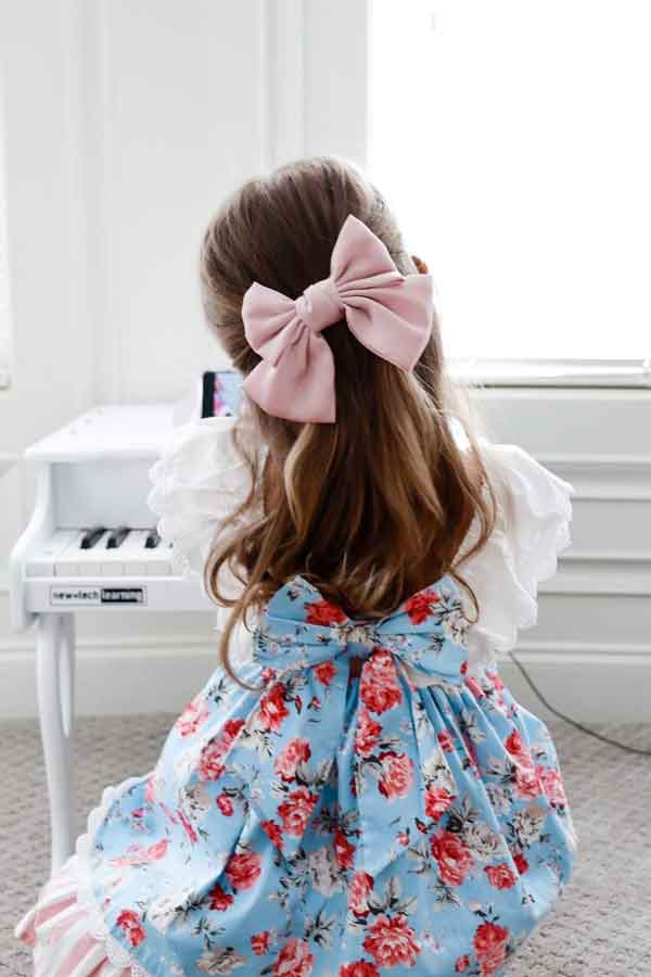 مدل مو دخترانه جدید صاف و حالت دار ساده برای عروسی
