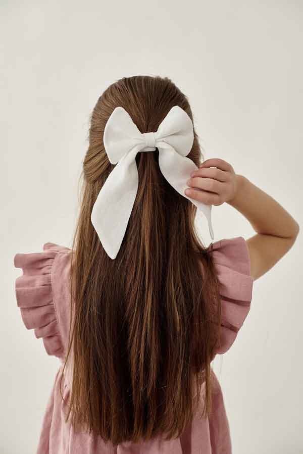 مدل مو دخترانه جدید صاف و حالت دار ساده برای عروسی