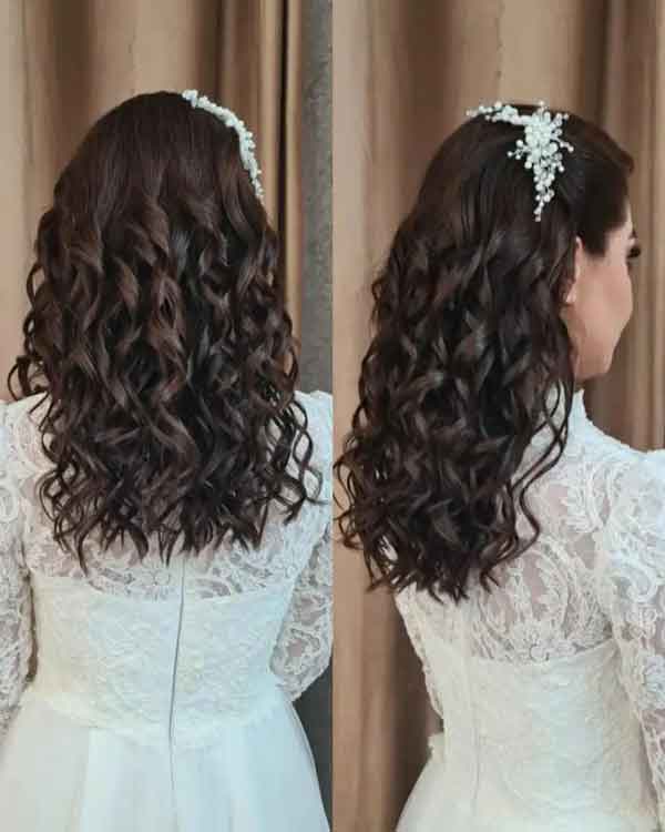 مدل مو مجلسی باز دخترانه کوتاه و بلند جدید صاف و حالت دار