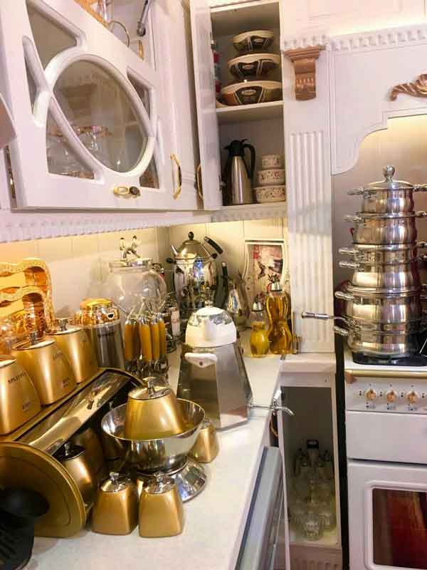 تزیین جهیزیه عروس 1402 در خانه کوچک اما زیبا