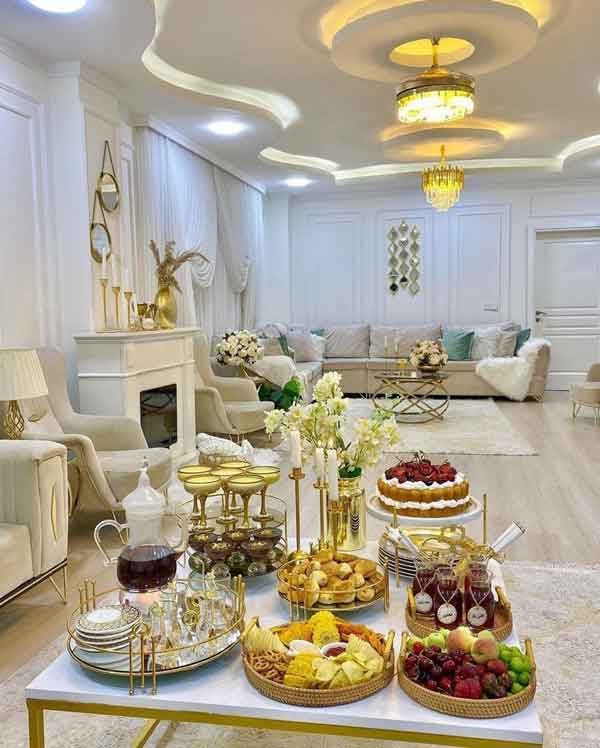 تزیین جهیزیه عروس 1402 در خانه کوچک اما زیبا