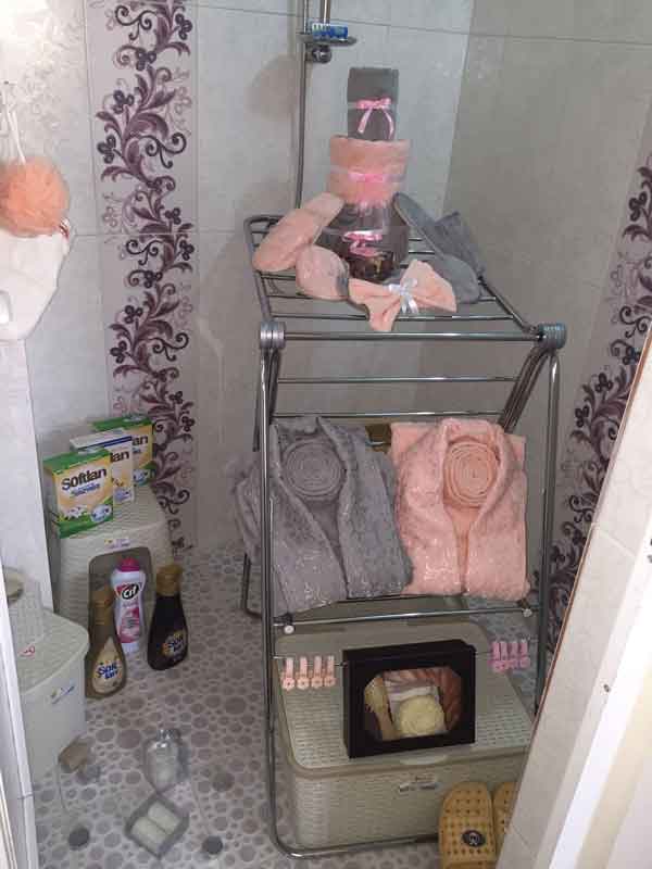 تزیین جهیزیه عروس 1402 در خانه کوچک اما زیبا