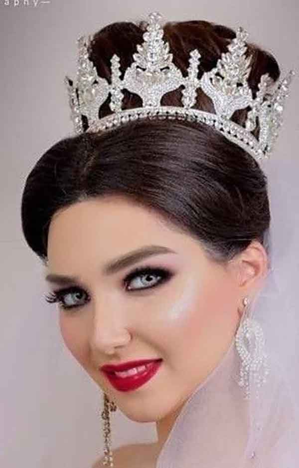 مدل آرایش عروس جدید اروپایی زیبا و جذاب 1402 خفن