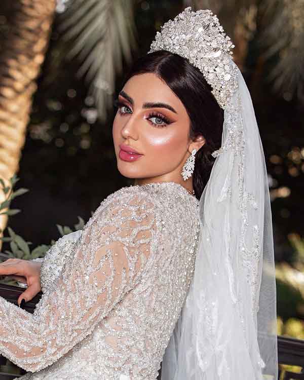 مدل آرایش عروس ساده و شیک بسیار باکلاس نچرال پسند