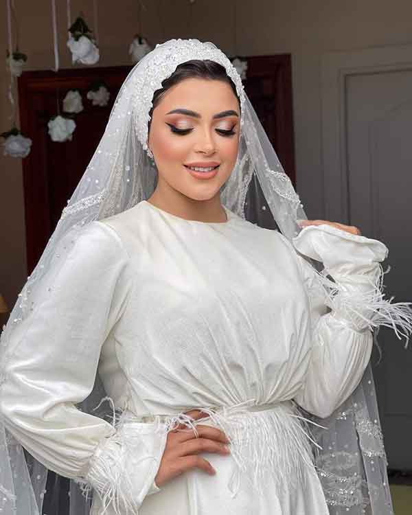مدل آرایش عروس ساده و شیک بسیار باکلاس نچرال پسند