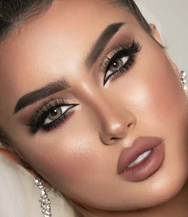 مدل آرایش عروس ساده و شیک بسیار باکلاس نچرال پسند
