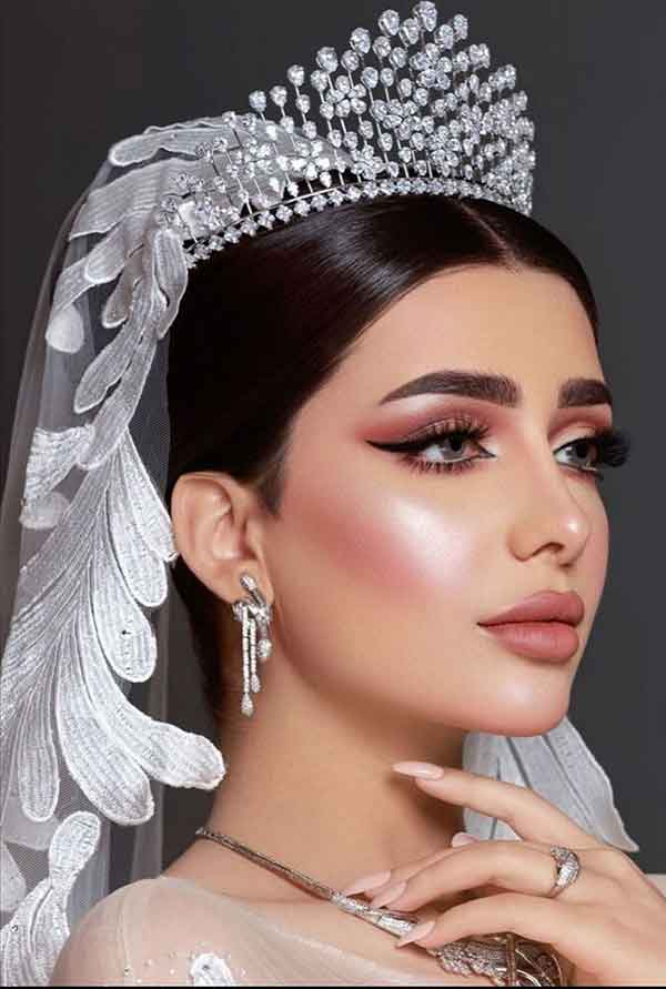 مدل آرایش عروس ساده و شیک بسیار باکلاس نچرال پسند