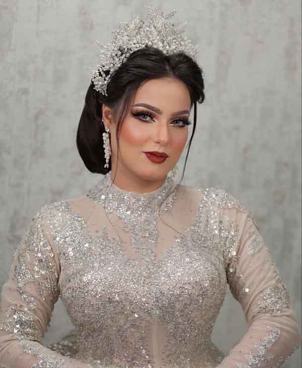 مدل آرایش عروس ساده و شیک بسیار باکلاس نچرال پسند