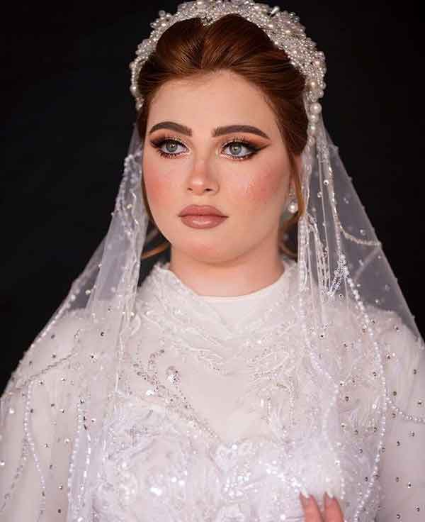 مدل آرایش عروس ساده و شیک بسیار باکلاس نچرال پسند
