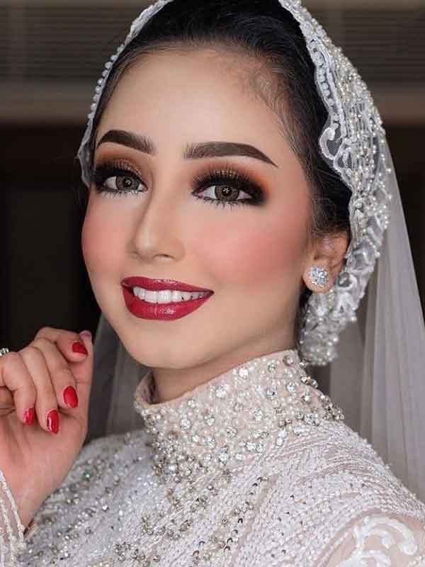 مدل آرایش عروس ساده و شیک بسیار باکلاس نچرال پسند