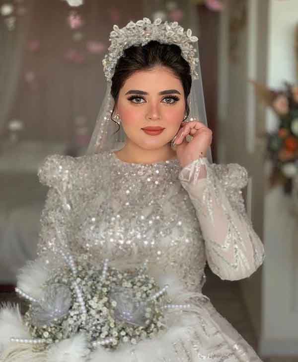 مدل آرایش عروس ساده و شیک بسیار باکلاس نچرال پسند