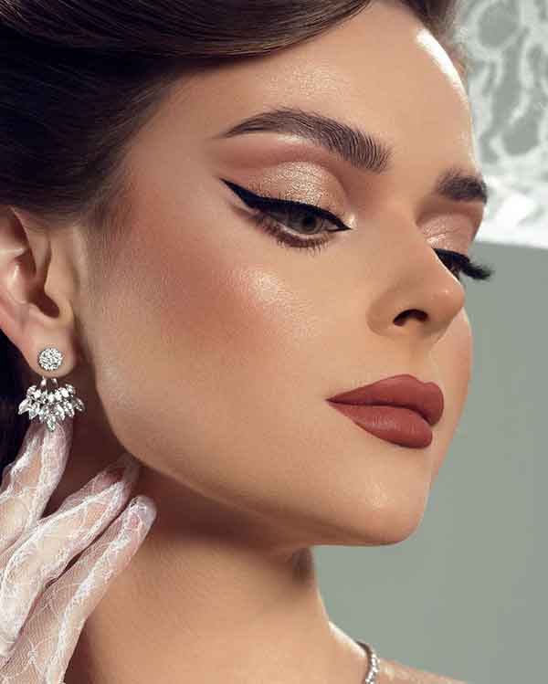 مدل آرایش دخترانه ۲۰۲۳ برای عروسی ساده و لایت