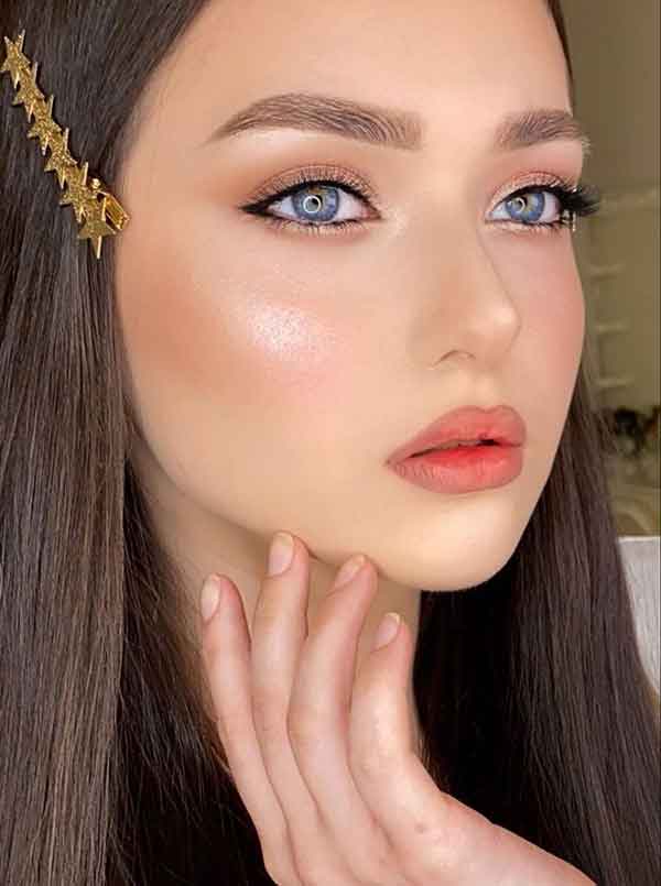 مدل آرایش دخترانه جدید برای عروسی و تولد ساده زیبا و خوشگل