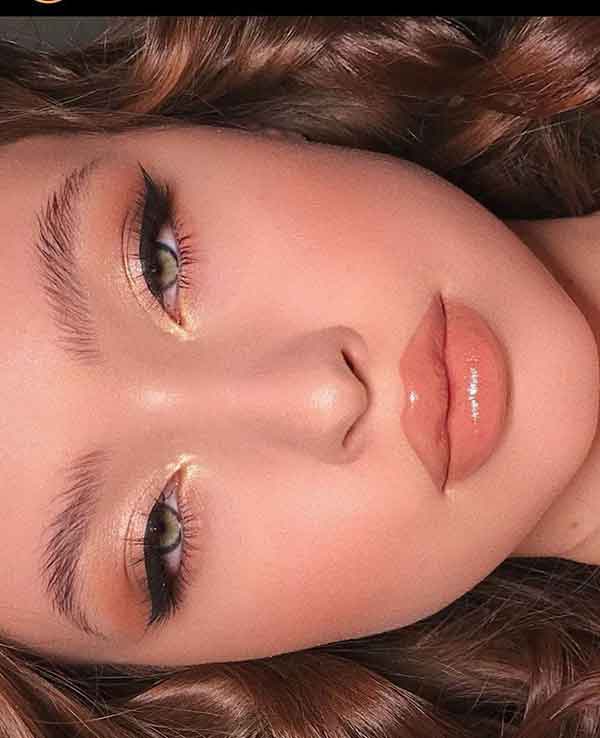 مدل آرایش دخترانه ساده و شیک مجلسی ملایم زیبا و جذاب