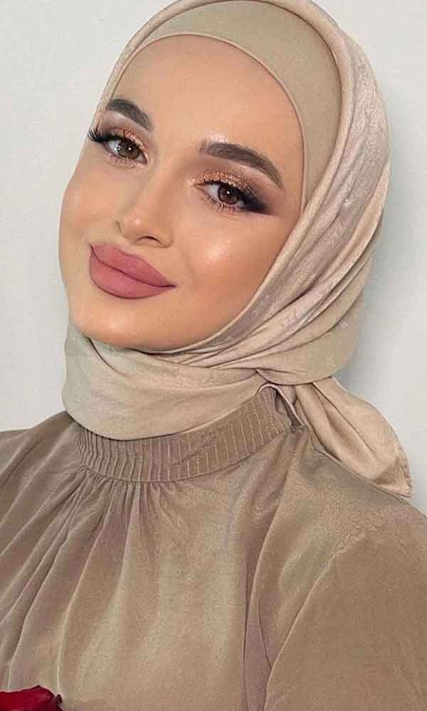 مدل آرایش دخترانه ساده و شیک مجلسی ملایم زیبا و جذاب