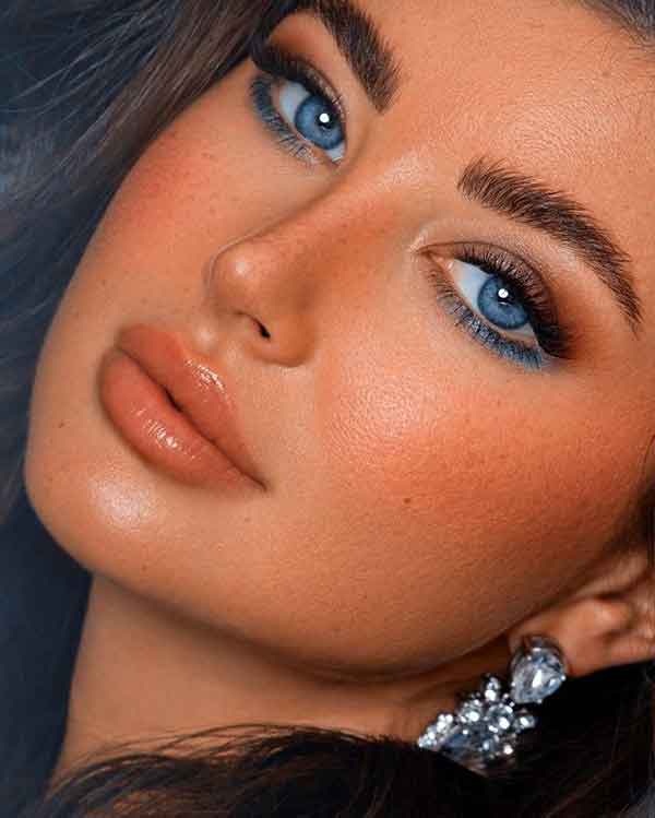 مدل آرایش دخترانه ساده و شیک مجلسی ملایم زیبا و جذاب