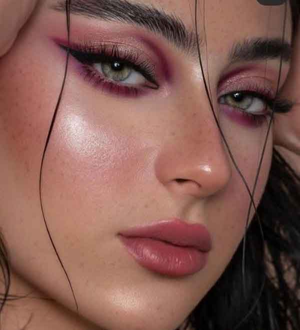 مدل آرایش دخترانه ساده و شیک مجلسی ملایم زیبا و جذاب