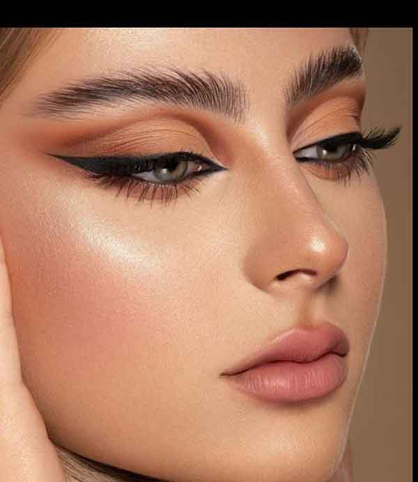 مدل آرایش دخترانه ساده و شیک مجلسی ملایم زیبا و جذاب