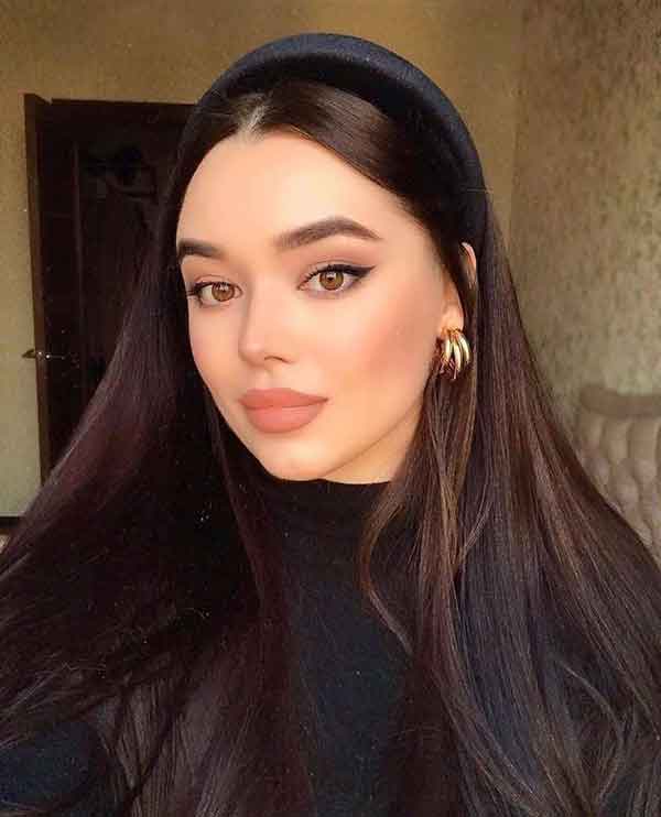 مدل آرایش دخترانه ساده و شیک مجلسی ملایم زیبا و جذاب