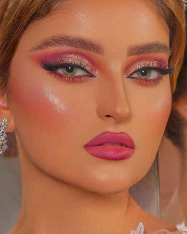 مدل آرایش دخترانه ساده و شیک مجلسی ملایم زیبا و جذاب
