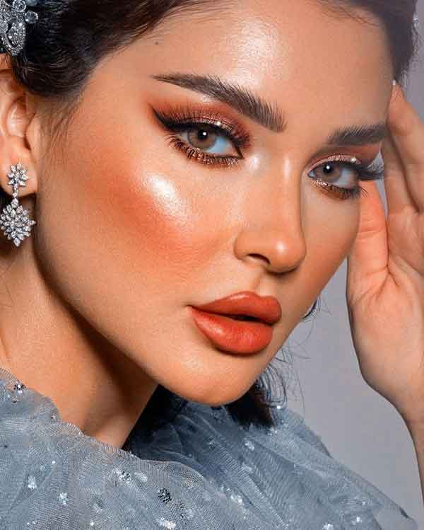مدل آرایش دخترانه ساده بر ای عروسی مجلسی و مهمانی شیک و جذاب