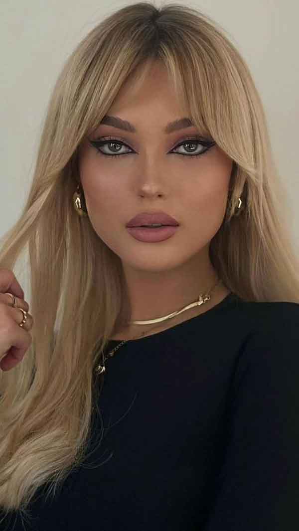 مدل آرایش دخترانه ساده بر ای عروسی مجلسی و مهمانی شیک و جذاب