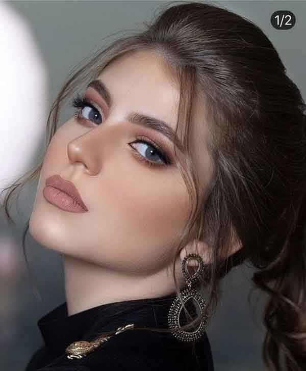 مدل آرایش دخترانه ساده بر ای عروسی مجلسی و مهمانی شیک و جذاب