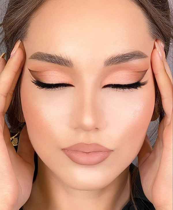 مدل آرایش دخترانه ساده بر ای عروسی مجلسی و مهمانی شیک و جذاب