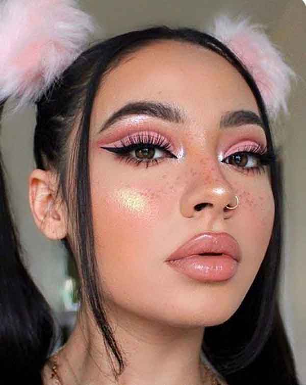 مدل آرایش دخترانه ساده بر ای عروسی مجلسی و مهمانی شیک و جذاب