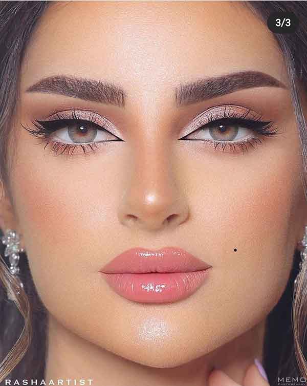 مدل آرایش دخترانه شیک و ساده برای عروسی جذاب