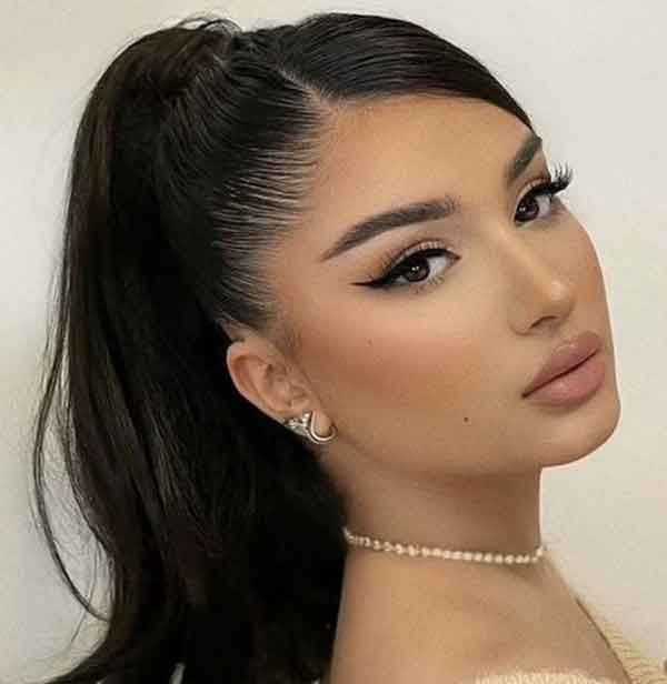 مدل آرایش دخترانه شیک و ساده برای عروسی جذاب