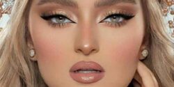 مدل آرایش صورت ۱۴۰۲ همراه با خط چشم های جذاب ترند شده