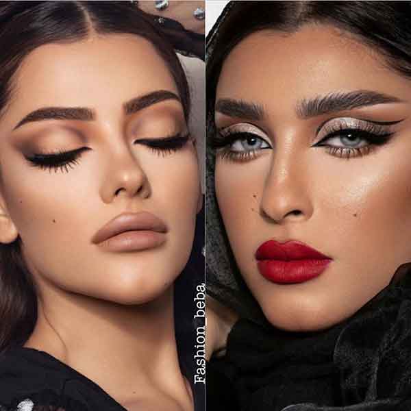 مدل آرایش صورت به سبک بروزترین های روز و سال 1402