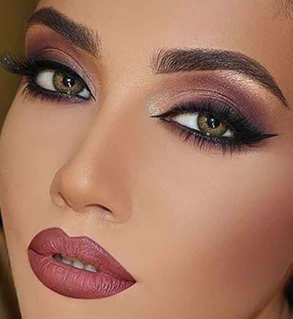 مدل آرایش صورت ساده ملایم و غلیظ زیبا حرفه ای متفاوت