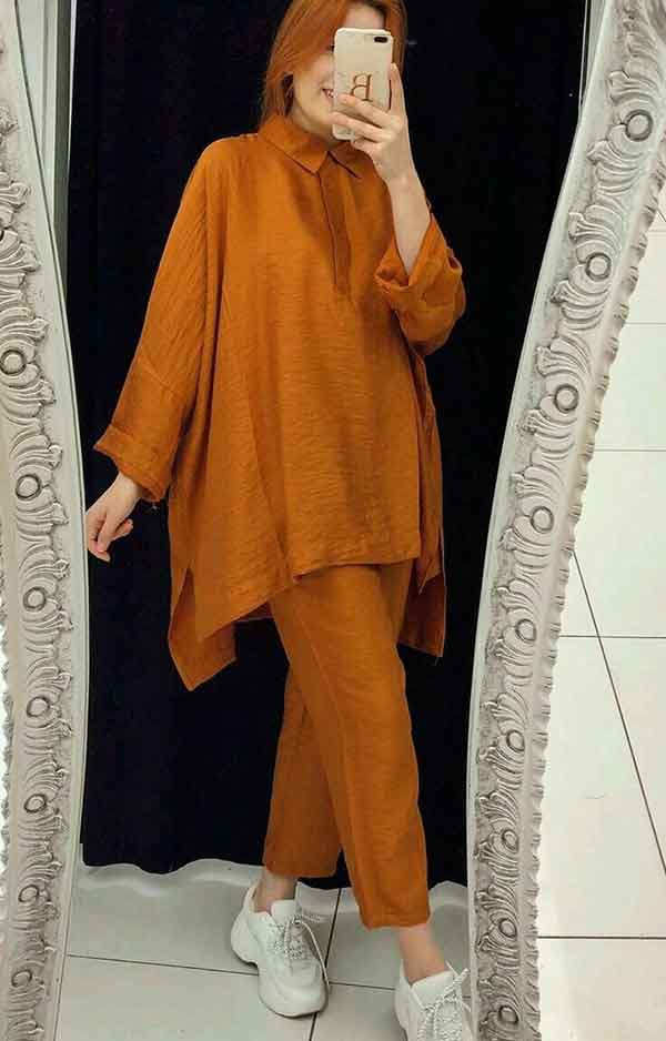 مدل بلوز شلوار نخی تو خونه ای راحت و زیبا جدید و دیدنی
