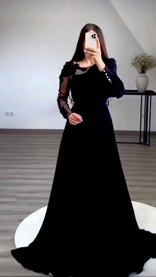 مدل پیراهن مخمل مجلسی 1402 ترکی جدید کوتاه و بلند زیبا