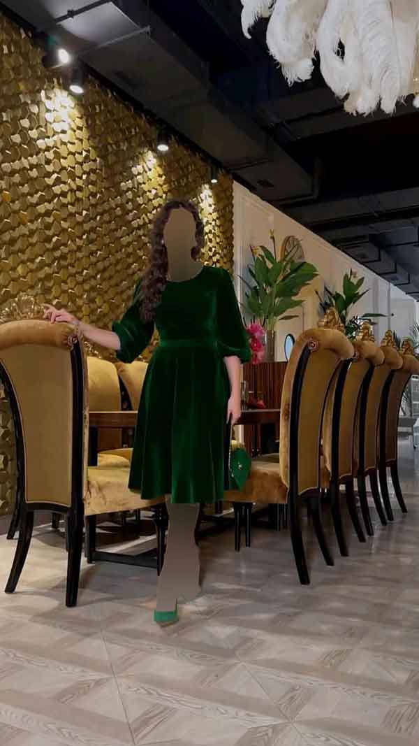 مدل پیراهن مخمل مجلسی 1402 ترکی جدید کوتاه و بلند زیبا
