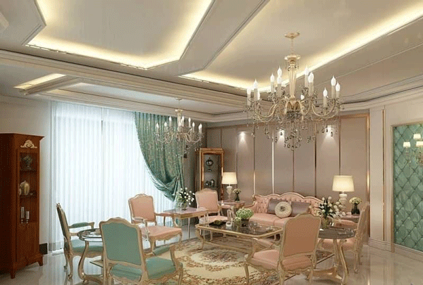 چیدمان منزل بزرگ لاکچری با طراحی شیک و لوکس جدید و مدرن