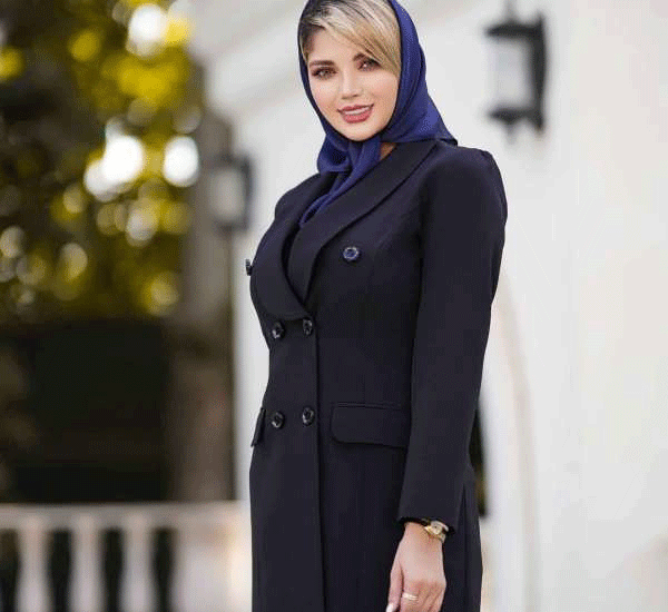 مدل مانتو کتی بلند جلو بسته دخترانه و زنانه شیک و جدید سال