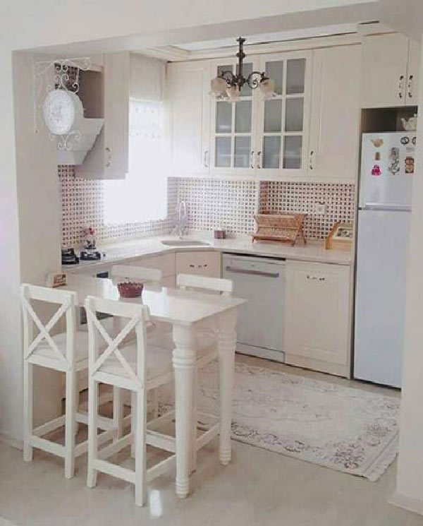مدل آشپزخانه بدون اپن کوچیک و بزرگ با طراحی لوکس و مدرن