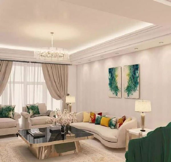 مدل چیدمان منزل عروس با طراحی شیک و لاکچری ساده