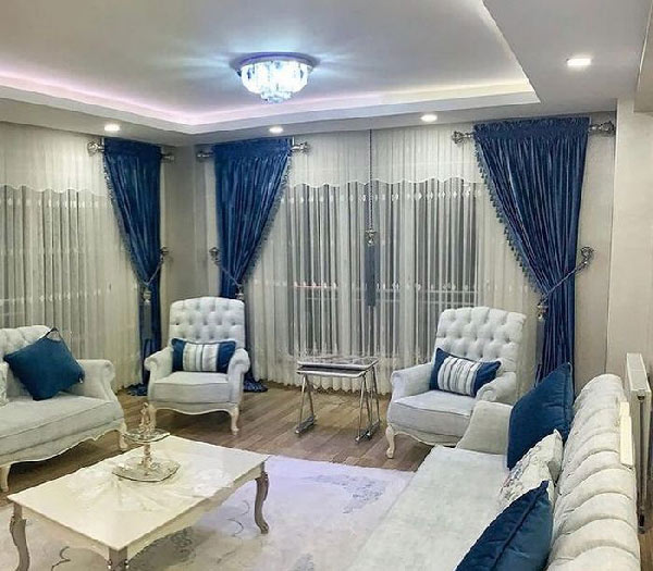 مدل چیدمان منزل عروس با طراحی شیک و لاکچری ساده